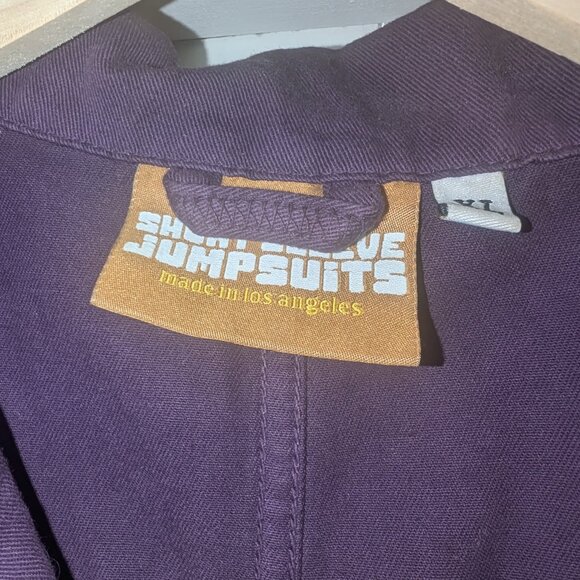 Like New Big Bud Press Short-Sleeve Jumpsuit in Nebula - Picture 3 of 4